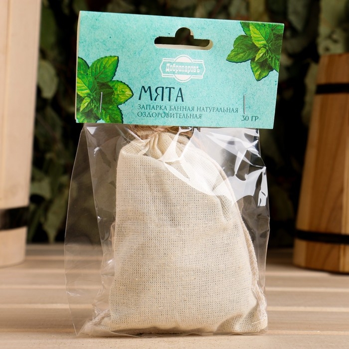 Запарка для бани натуральная Запарка для бани натуральная "Мята" 30 гр