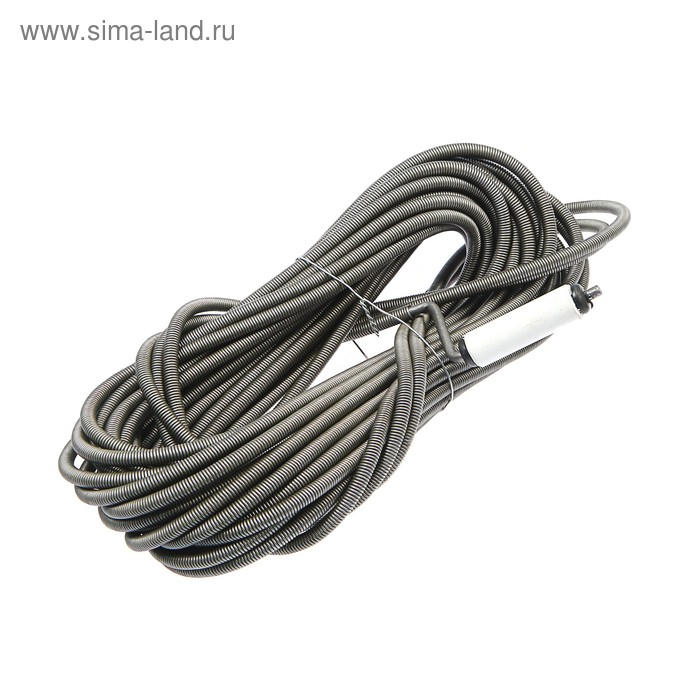 Трос сантехнический  Трос сантехнический "СТМ", с вращающейся ручкой, стальной, d= 9 мм, L= 20 м