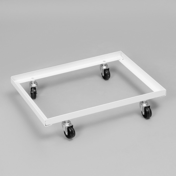 Накопитель разборный на колесах, 5 корзин, 50×43×147, цвет белый Накопитель разборный на колесах, 5 корзин, 50×43×147, цвет белый