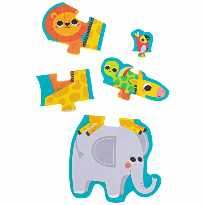 Мягкий пазл для малышей «Пирамидка: Африка», 5 деталей, Крошка Я Мягкий пазл для малышей «Пирамидка: Африка», 5 деталей, Крошка Я