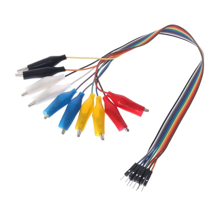 Провод-тестер с зажимом, 30 см, R9, набор 10 шт Провод-тестер с зажимом, 30 см, R9, набор 10 шт