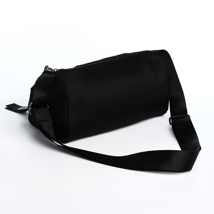 Сумка молодёжная на молнии, цвет чёрный Сумка молодёжная на молнии, цвет чёрный