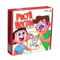 Настольная игра «Рисуй носом», 2-4 игрока, 5+