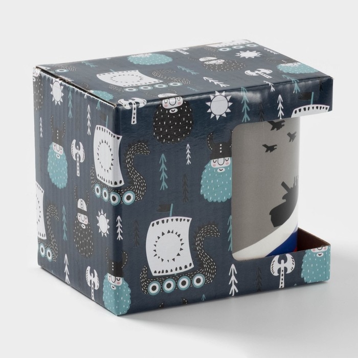 Кружка - хамелеон керамическая Доляна «Служу отечеству», 350 мл ㅤ Кружка - хамелеон керамическая Доляна «Служу отечеству», 350 мл ㅤ