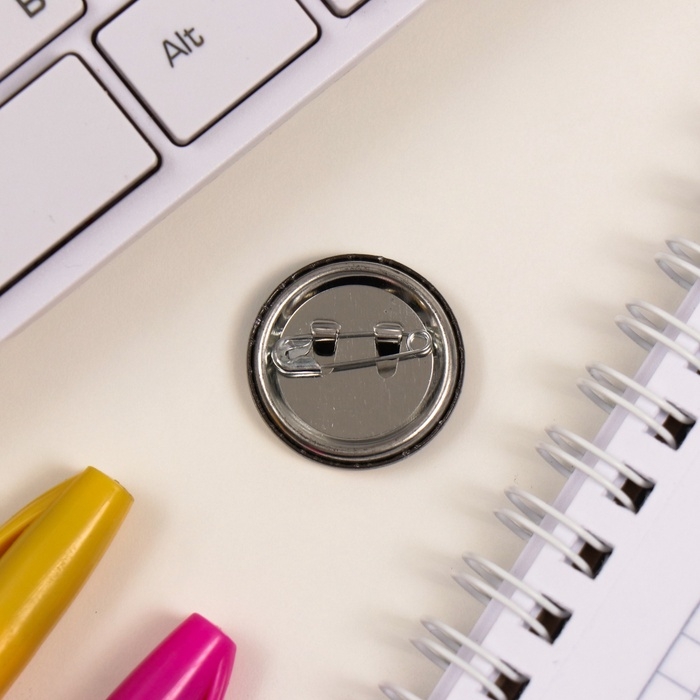 Значки закатные набор 3 шт d=25 мм Значки закатные набор 3 шт d=25 мм "Котята" 7х7 см