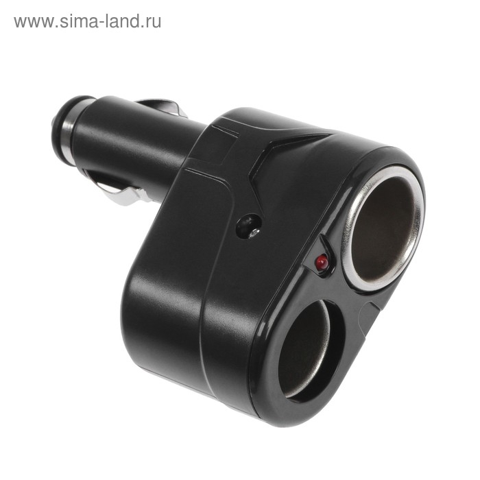 Разветвитель прикуривателя TORSO, 2 гнезда, 12/24 В Разветвитель прикуривателя TORSO, 2 гнезда, 12/24 В