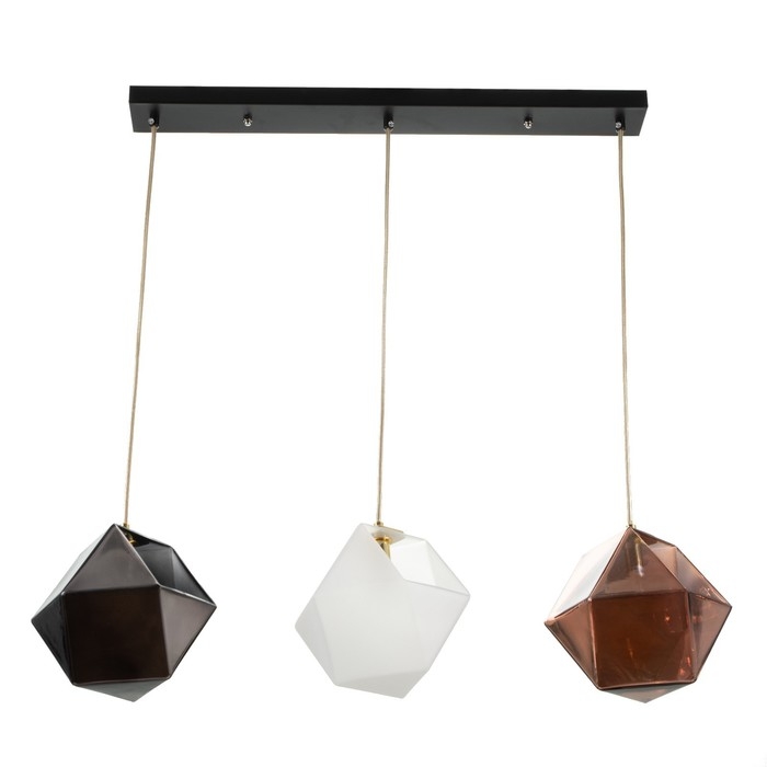 Светильник BayerLux Светильник BayerLux "Кристи" 3хG9 черный 78х20х20-100 см