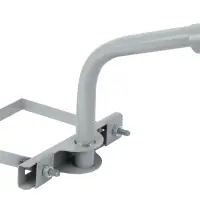Кронштейн на опору для уличного светильника с 1 хомутом 350mm d48mm SPP-AC3-0-350-048