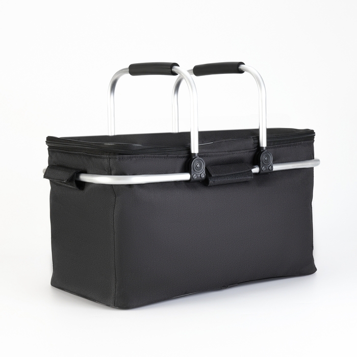 Термосумка с каркасом, 25 л, чёрная Термосумка с каркасом, 25 л, чёрная