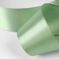 Лента атласная, 40 мм, 23&plusmn;1 м, нежно-зелёная №65