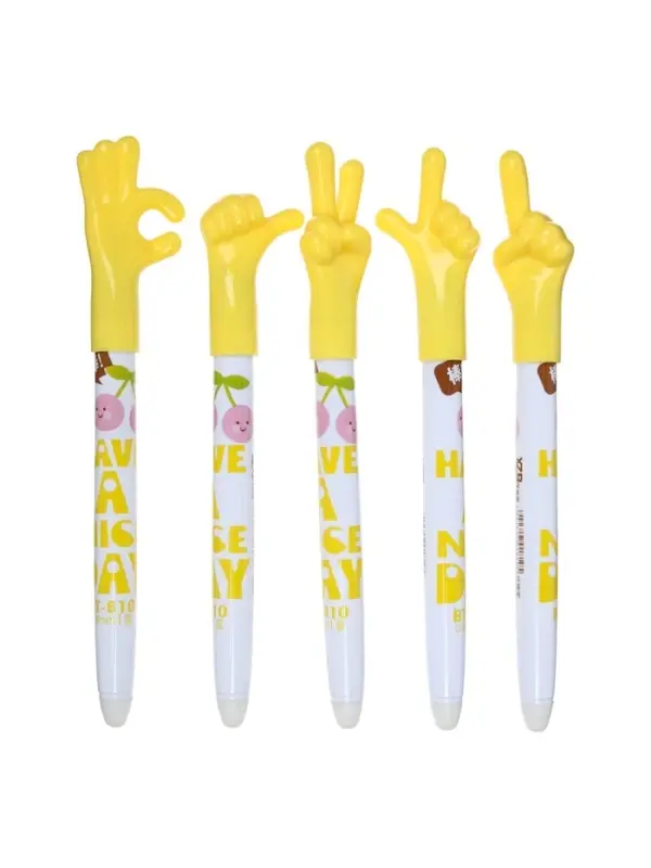 Стираемая ручка &laquo;Жест&raquo;, шариковая, синий стержень, узел 0.8 мм, МИКС