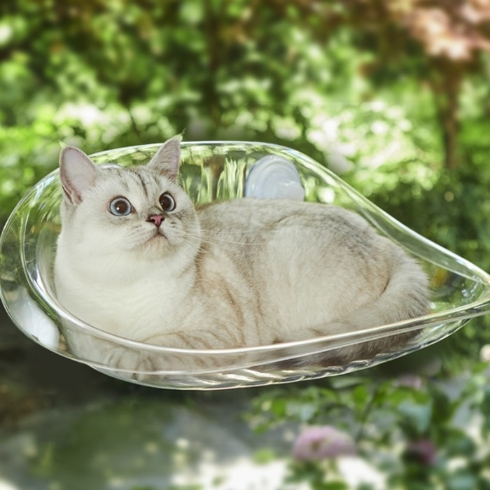 Гамак для кошки на окно, 50*30,5*20 см, вес до 8 кг, прозрачный Гамак для кошки на окно, 50*30,5*20 см, вес до 8 кг, прозрачный