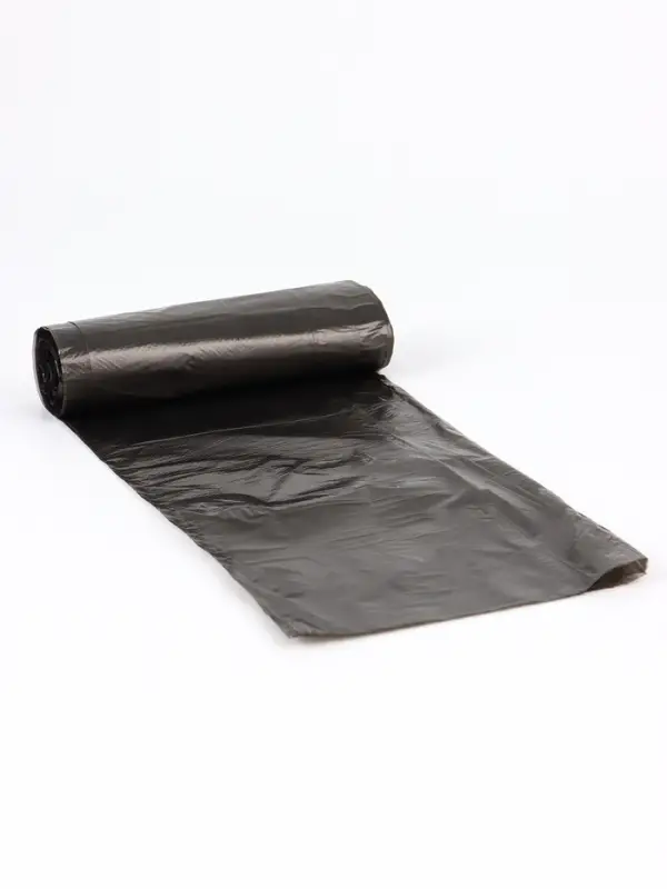 Мешки для мусора 120 л ПНД, толщина 10 мкм, 10 шт. в рулоне, чёрные