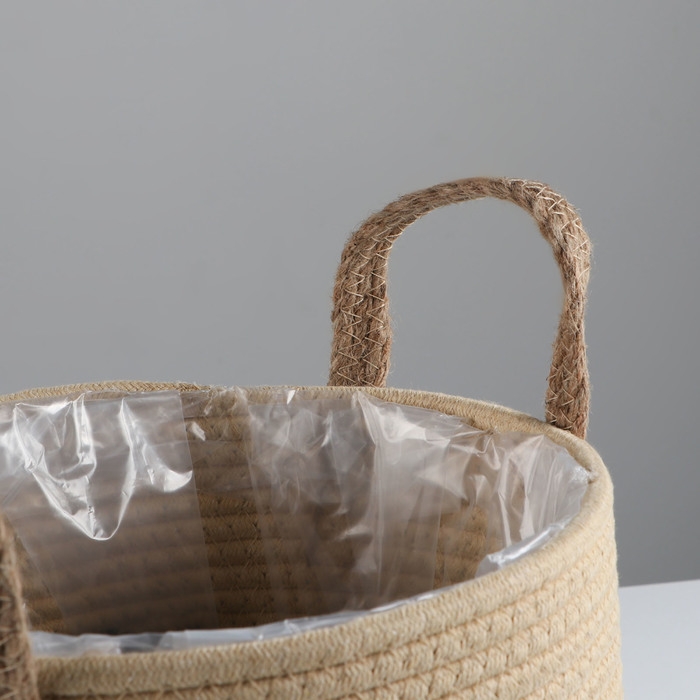 Набор корзин из 3 шт, 31x28x27 см, 27x23x25 см, 24x20x21 см, рогоз Набор корзин из 3 шт, 31x28x27 см, 27x23x25 см, 24x20x21 см, рогоз