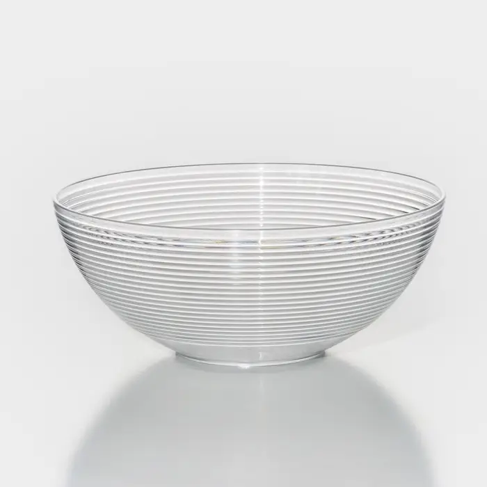 Салатник Доляна &laquo;Шарм&raquo;, d=23 см, высота 9.5 см, 2.2 л, прозрачный