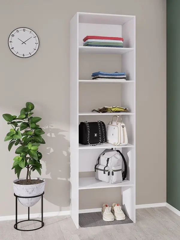 Комплект модульной гардеробной системы «Модус», 2800×2080×510 мм, цвет белый