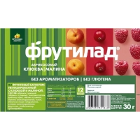 Батончик Фрутилад фруктовый с клюквой и малиной, 30гx24шт/уп