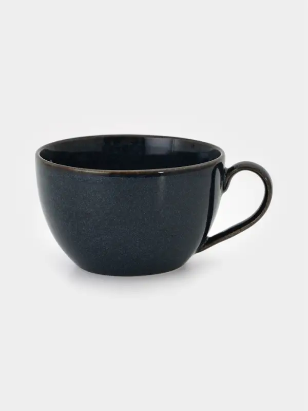 Чашка &laquo;Премиум&raquo;, 300 мл, фарфор, синяя