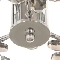 Люстра BayerLux &laquo;Цветы&raquo;, 3&times;40 Вт, Е27, хром, 42&times;42&times;18 см