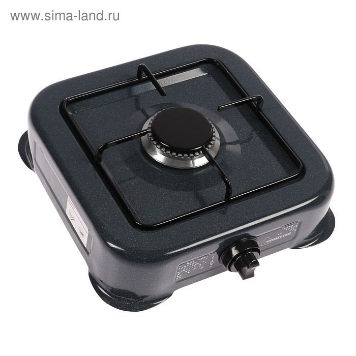 Плитка газовая HOMESTAR HS-1201, 1 конфорка, тёмно-серая Плитка газовая HOMESTAR HS-1201, 1 конфорка, тёмно-серая