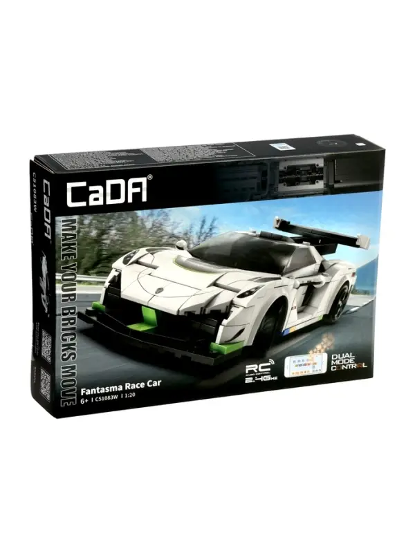 Конструктор радиоуправляемый Конструктор радиоуправляемый "Спорткар", 322 детали, 2 варианта управления