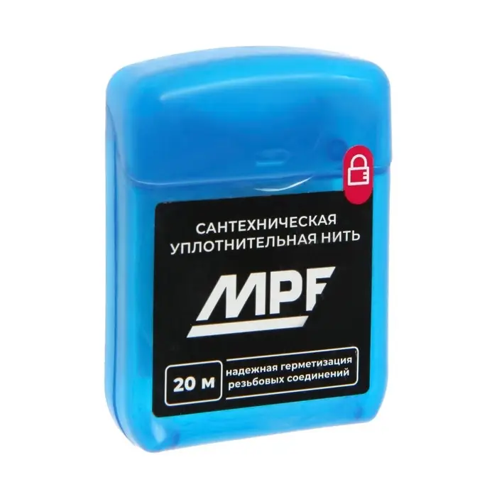 Нить сантехническая Masterprof ИС.131453, для резьбовых соединений, 20 м