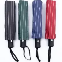 Зонт автоматический &laquo;Полосы&raquo;, 3 сложения, 8 спиц, R=47/55 см, d=94 см, МИКС