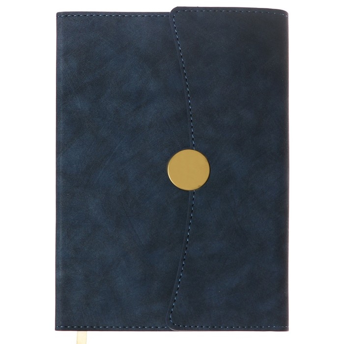 Органайзер на кольцах А6+, 80 листов, кожзам, c клапаном, линия, с ручкой, в подарочной коробке, синий Органайзер на кольцах А6+, 80 листов, кожзам, c клапаном, линия, с ручкой, в подарочной коробке, синий