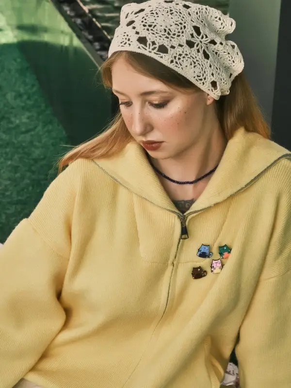 Брошь &laquo;Котик&raquo;, мультяшный, МИКС в чёрном металле