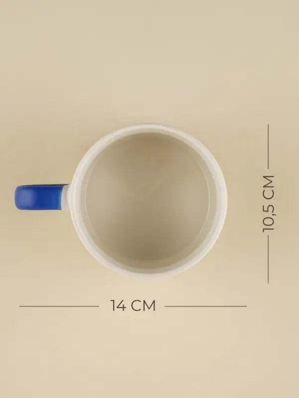 Кружка фарфоровая SL Home &laquo;Сканди&raquo;, 450 мл, белая