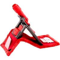 Держатель МОПа универс. пластик 40х11см т.серый/красный NPK195