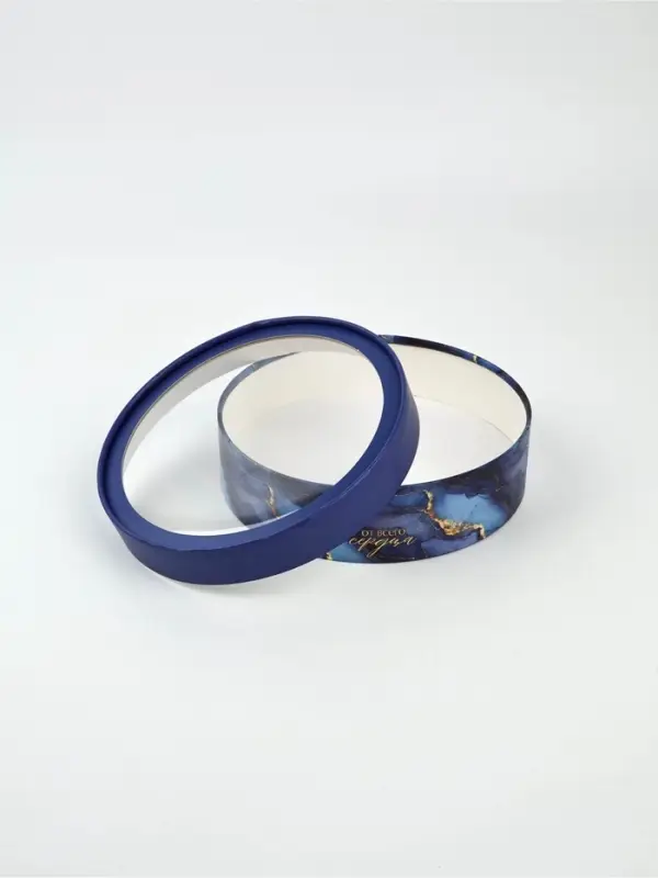 Коробка подарочная тубус с окном &laquo;От всего сердца&raquo;, 20&times;20&times;5 см