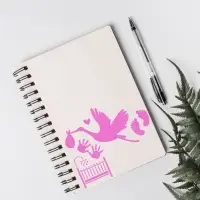 Пластиковый трафарет для творчества «Рождение ребёнка», шаблон, 13×13 см