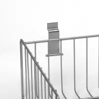 Полка-корзина для экономпанелей, 60&times;30&times;15 см, цвет хром