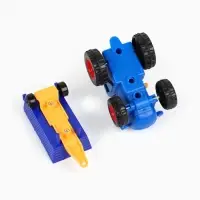 Игрушка трактор с телегой