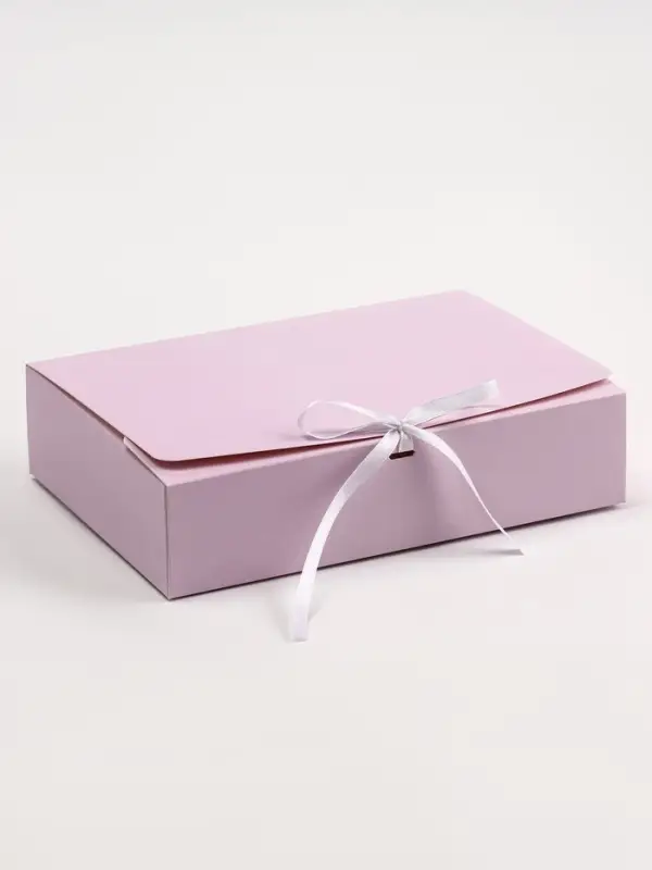 Коробка складная, лаванда, 21 х 15 x 5 см