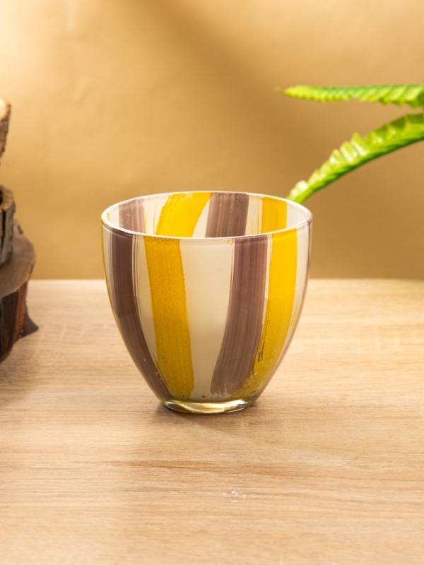 Свеча ароматическая в стеклянном подсвечнике 85 гр, капучино+ваниль Свеча ароматическая в стеклянном подсвечнике 85 гр, капучино+ваниль