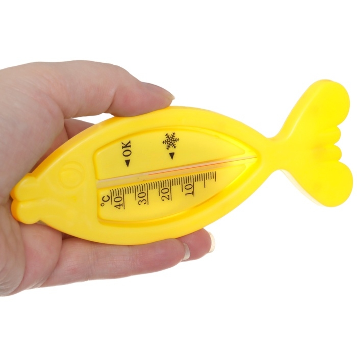 Термометр для ванной «Рыбка», цвет жёлтый Термометр для ванной «Рыбка», цвет жёлтый