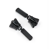 Бегунок для молнии &laquo;Трактор&raquo;, №8, автоматический, набор 10 шт., чёрный