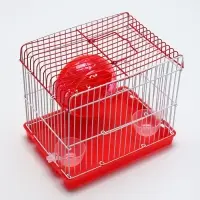 Клетка для грызунов укомплектованная RT-2q, 21 х 15,5 х 18 см, красная (фасовка 30 шт)