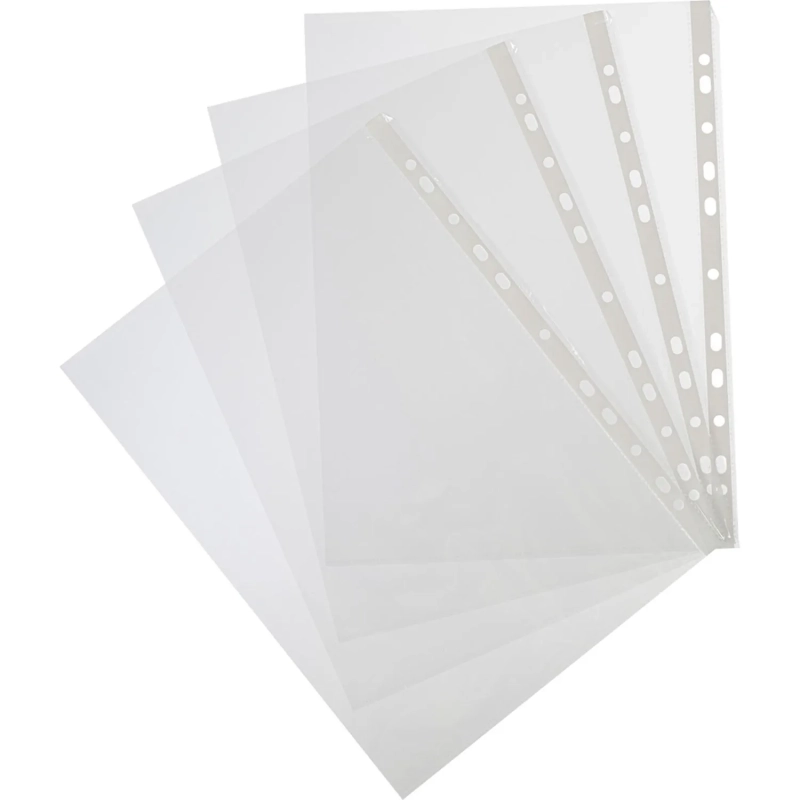 Файл-вкладыш  А4, 35мкм Attache, гладкий, 100шт/уп