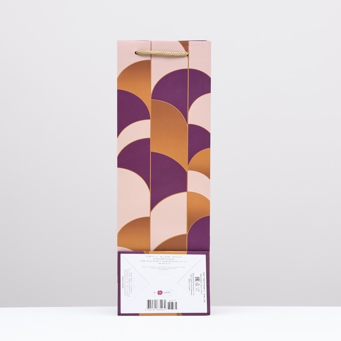 Пакет подарочный "Витраж" 12 х 36 х 8,5 см