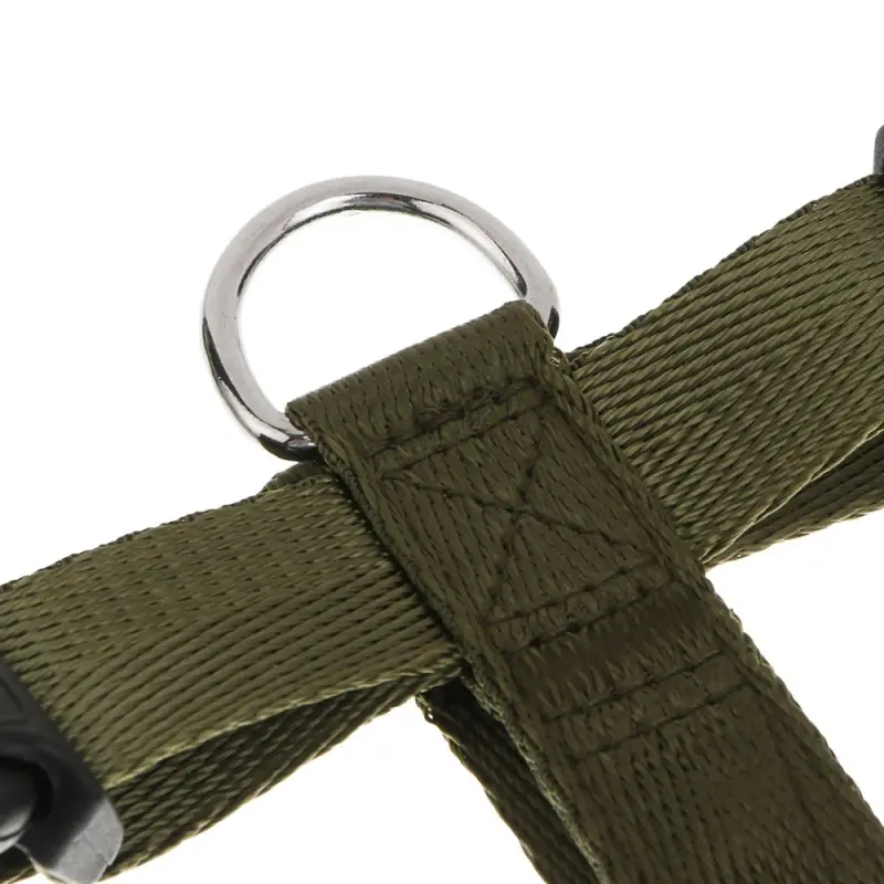 Шлейка для животных тм VETTA, нейлон, хаки/беж, обхват шеи 35-50см, обхват груди 45-55см, размер M