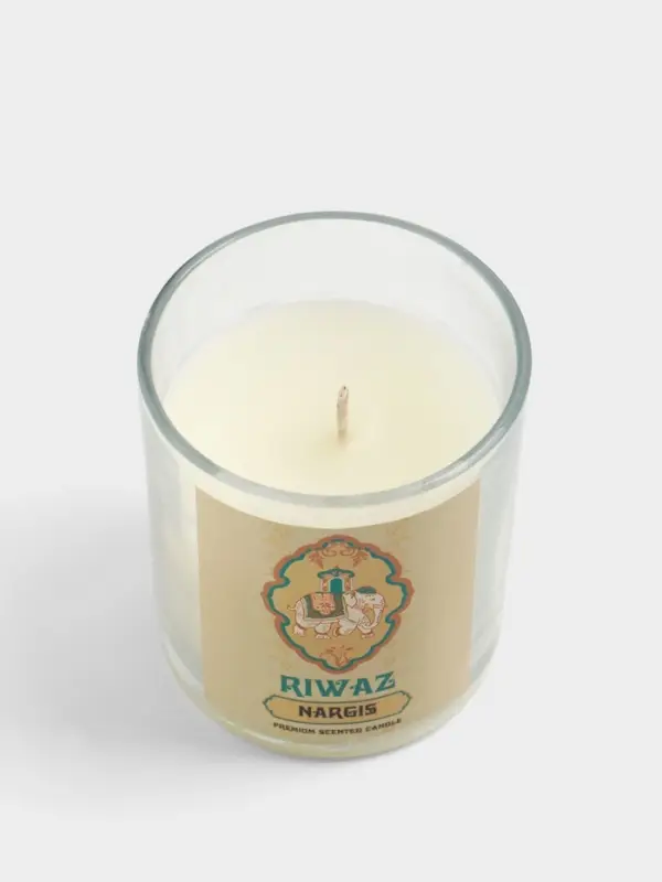 Свеча ароматическая в стекле &laquo;Нарцисс&raquo;, соевый воск, 120 г
