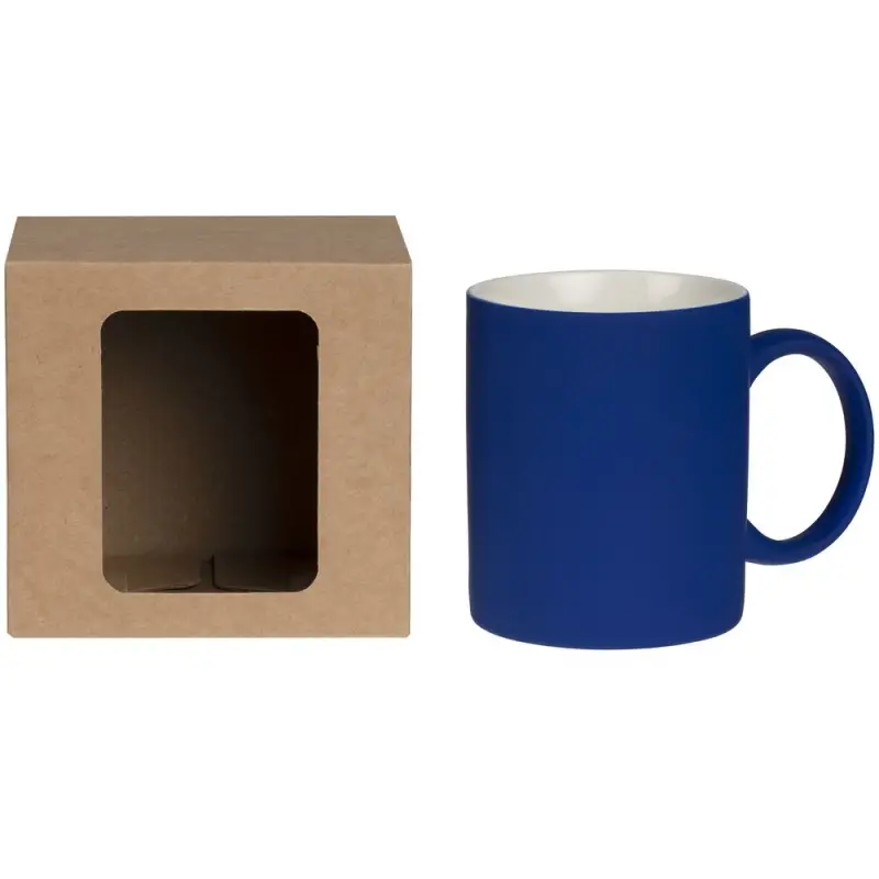 Коробка с окном для кружки Window, ver.2, крафт Коробка с окном для кружки Window, ver.2, крафт