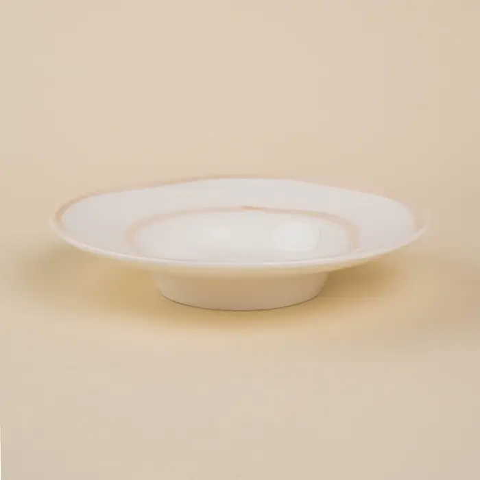 Тарелка для пасты SL Home &laquo;Гато&raquo;, 170 мл, d=21 см, фарфор, белая