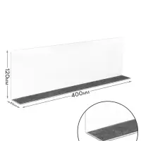 Пластиковый разделитель высотой 12 см, с магнитным основанием, L=40 см