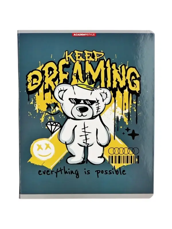 Тетрадь 48 листов, в клетку «Не плюшевые», мелованный картон, МИКС Тетрадь 48 листов, в клетку «Не плюшевые», мелованный картон, МИКС