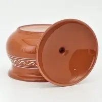 Супница Псковский гончар, 3.6 л, керамика, оранжевая