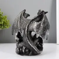 Плазменный шар 7421135G черный с серебряной патиной 15&times;15&times;17.5 см